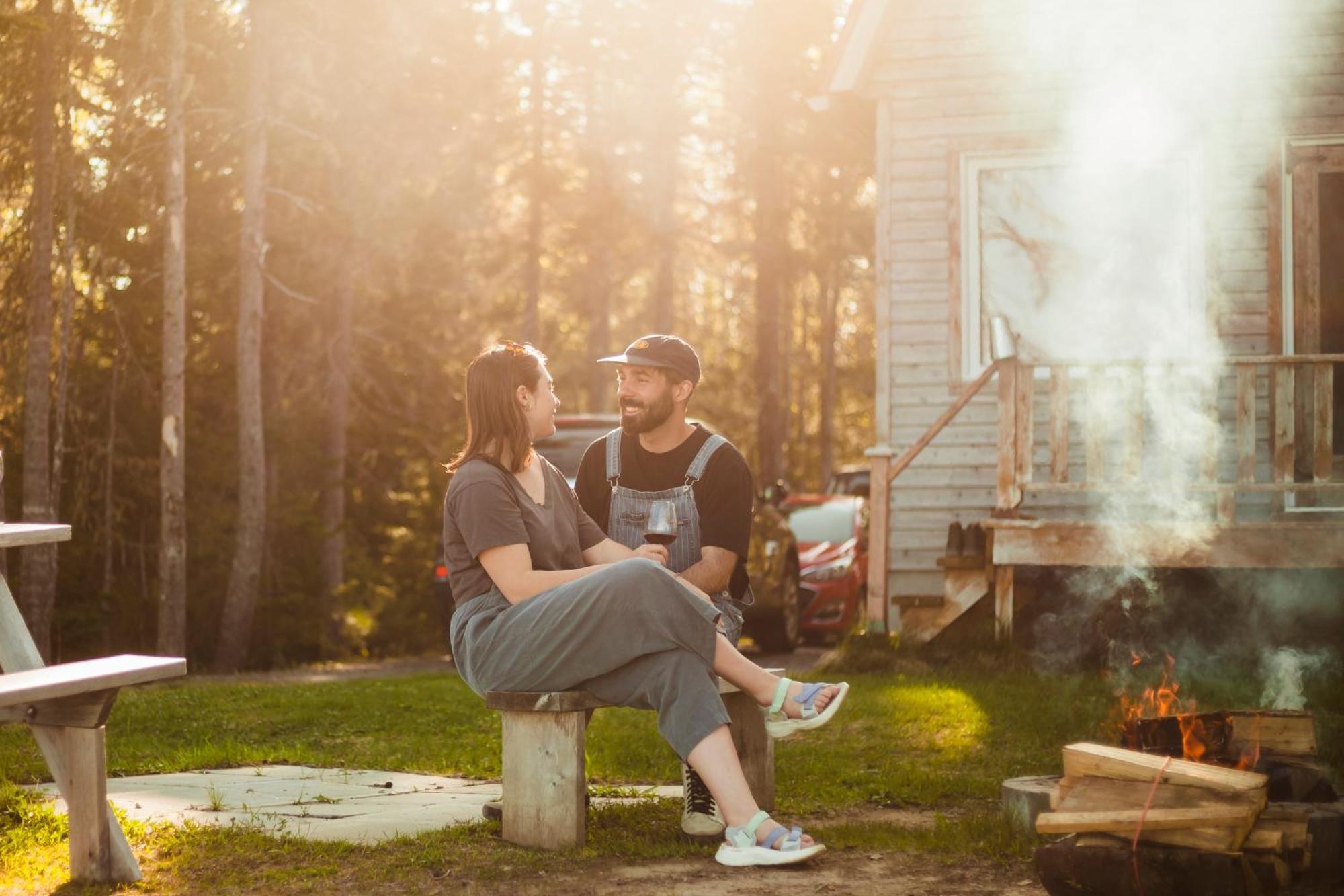 Chalets Du Bout Du Monde Gaspé Eksteriør billede
